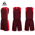 Groothandel ademende sport basketbal jersey set